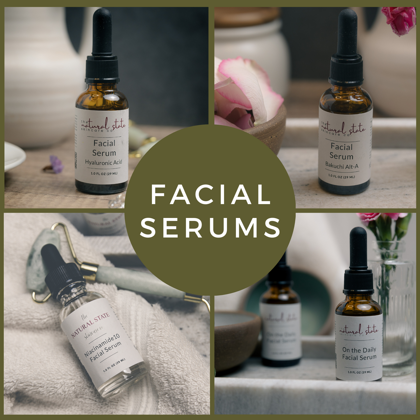 Facial Serum | Daily Facial Serums (Daily, Niacinamide, Bakuchi, Hyaluronic Acid, Vitamin C)