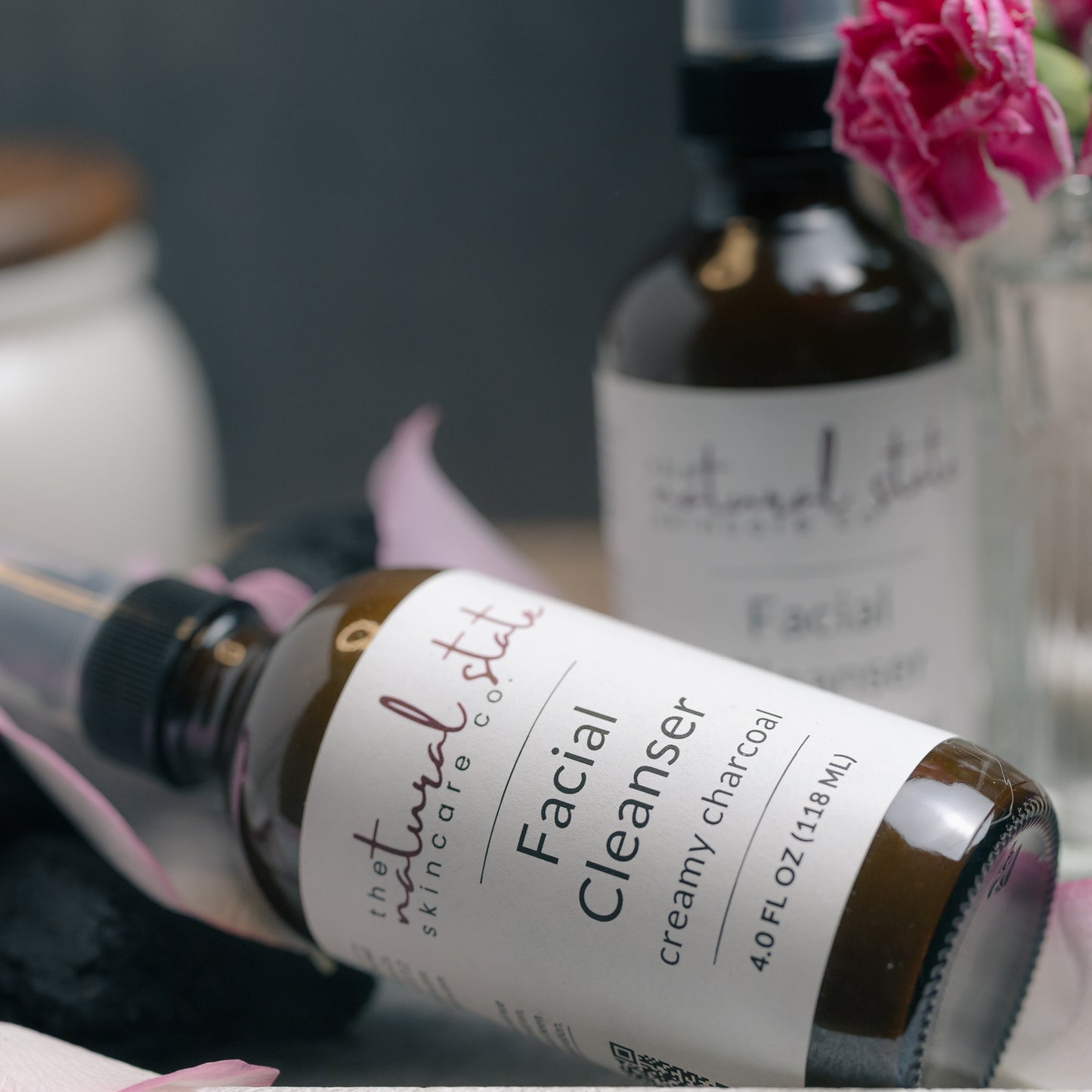 Facial Cleanser | Creamy Cleanser, Oat, Charcoal, Chlorella, or Turmeric