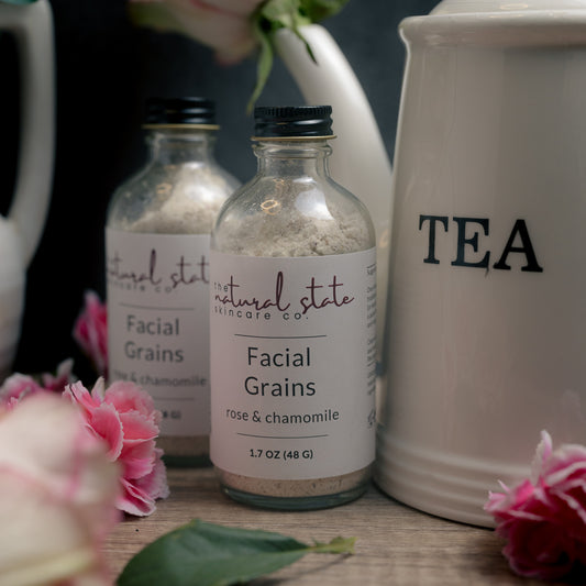 Facial Cleanser | Cleansing Grains, Rose & Chamomile