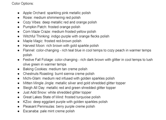 Nails | Baking Cookies, Seasonal Nail Polish