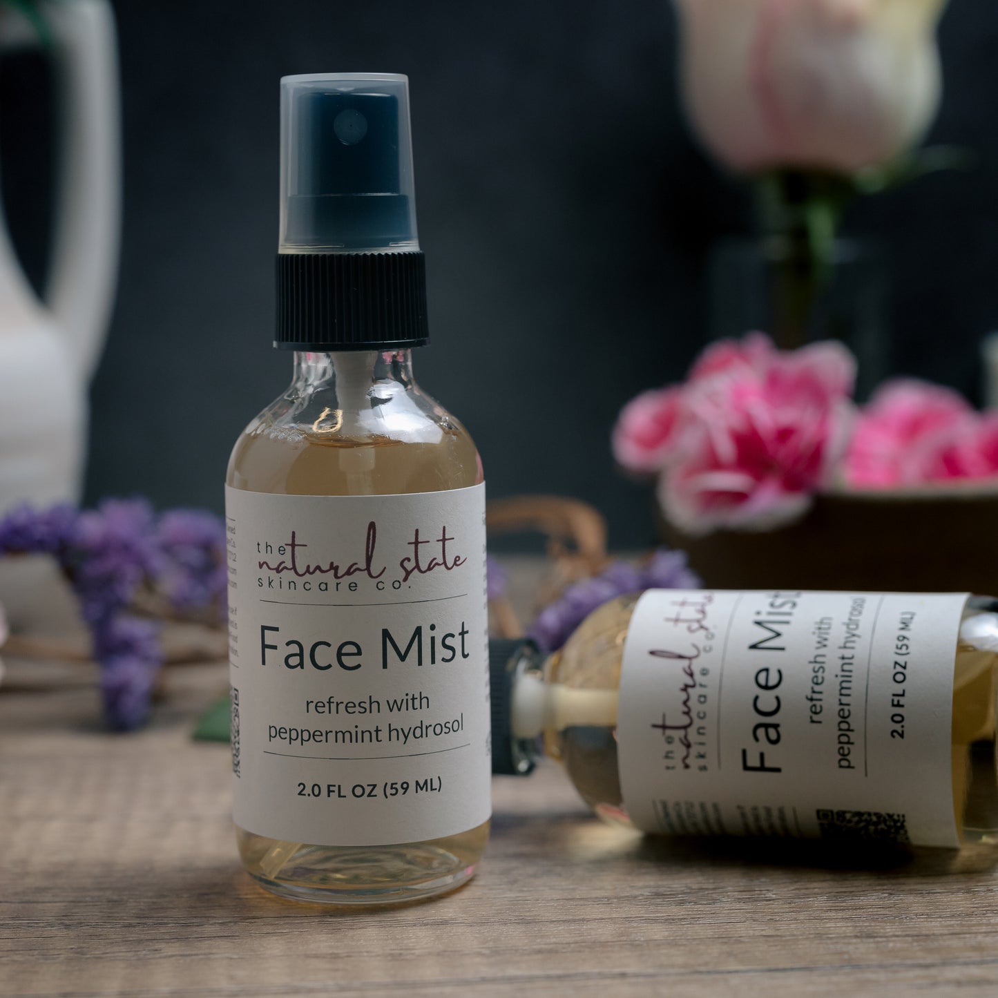 Facial Mist | Face Mists with Lemongrass, Mint, or Rose Hydrosols
