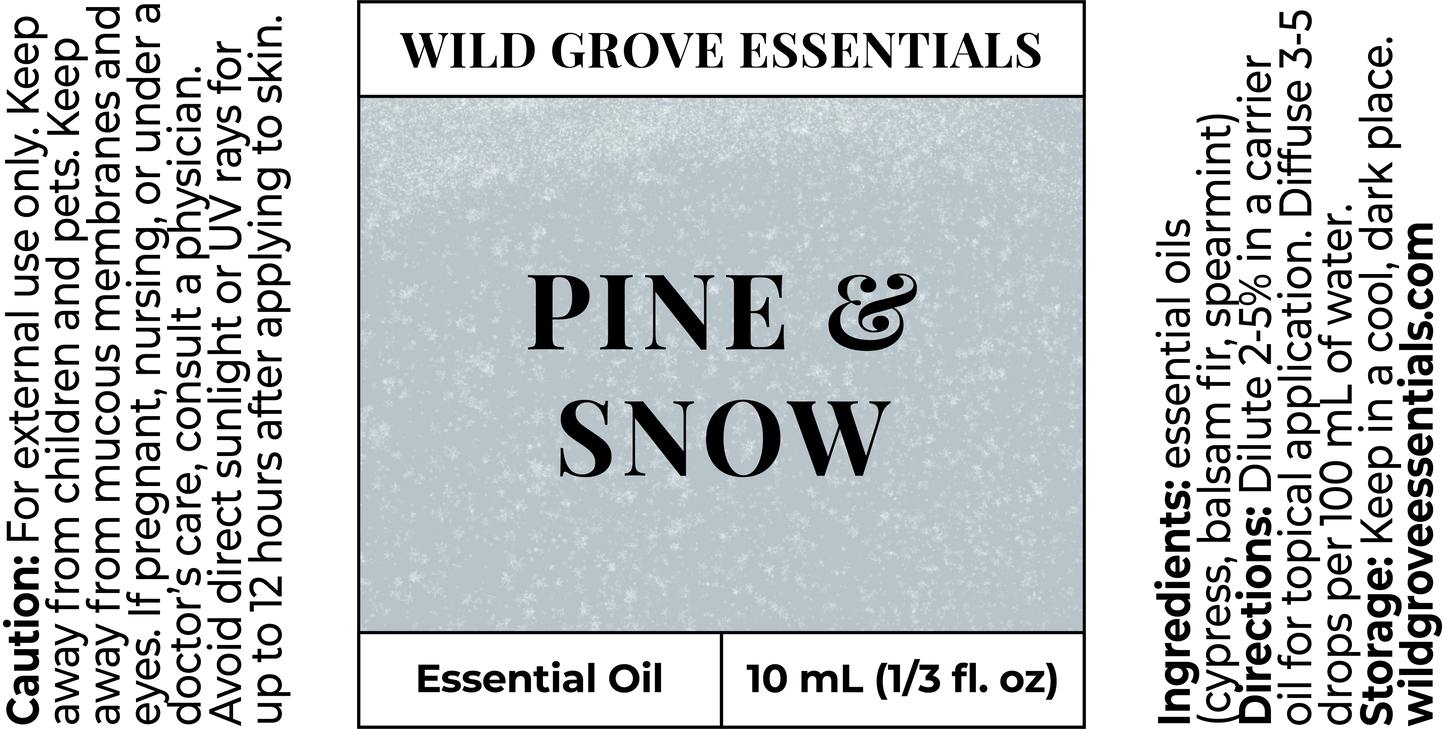 Essential Oil | Pine & Snow Seasonal Blend 10 mL