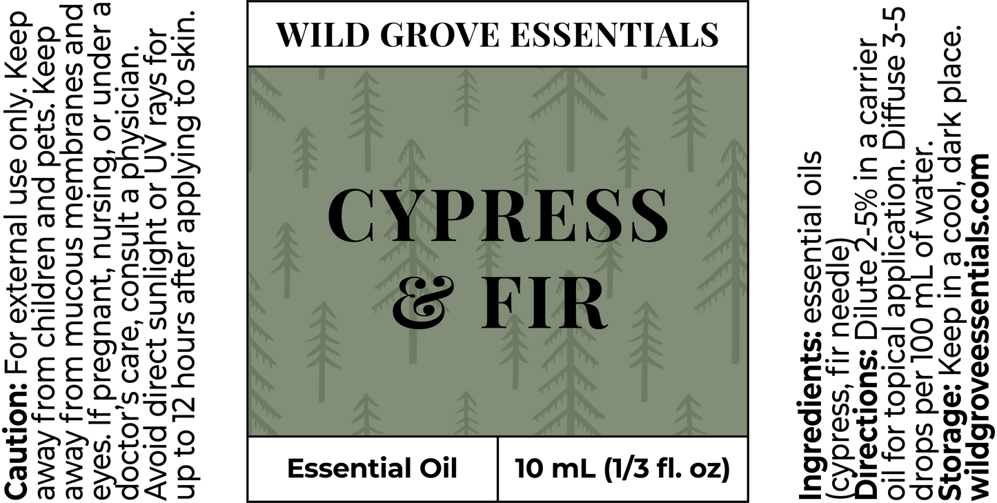 Essential Oil | Cypress & Fir Seasonal Blend 10 mL