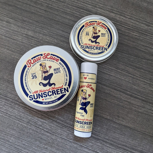 Sunscreen | Raw Love Face & Body Mineral Sunscreen
