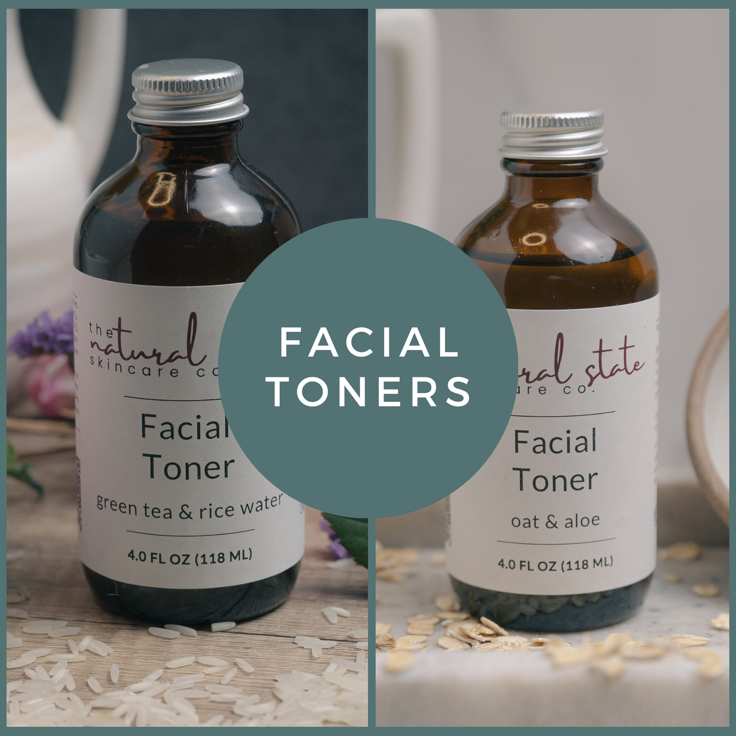 Facial Toner | Toners, Green Tea & Rice OR Oat