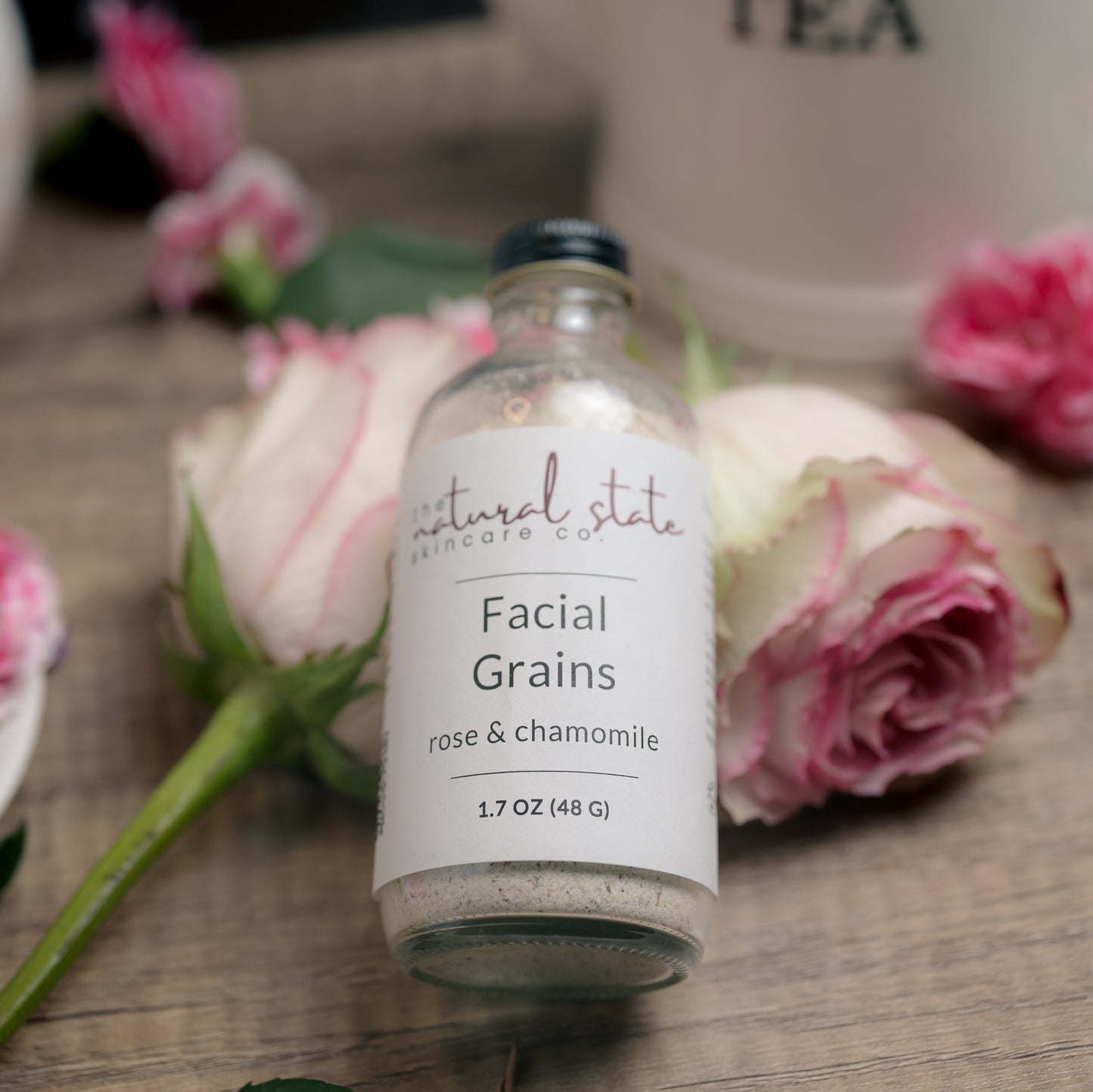 Facial Cleanser | Cleansing Grains, Rose & Chamomile