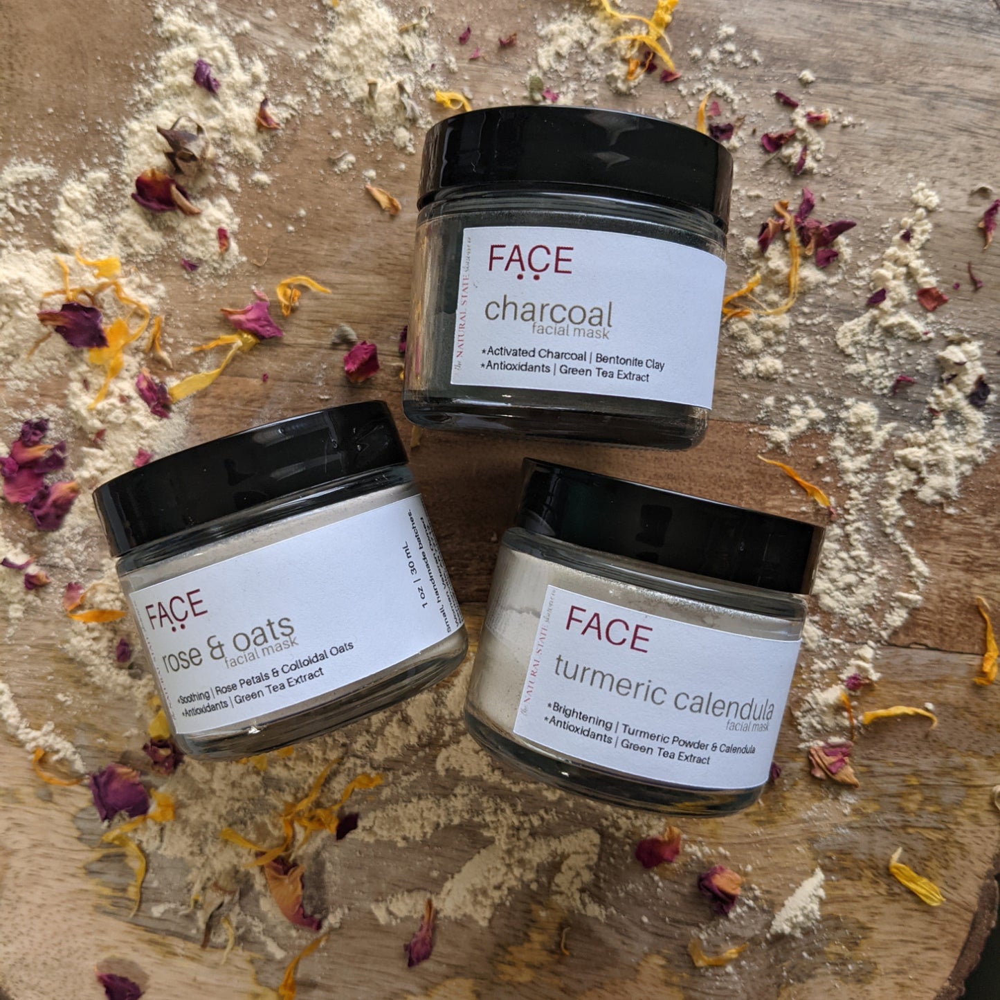 Facial Mask | Calm Clay Face Mask with Rose & Oats