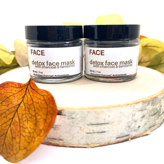 Facial Mask | Detox Clay Face Mask with Activated Charcoal